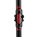 Monilon Mountain Bike Tail Light Rechargeable LED USB Taillight 4 Modes Super Bright Waterproof Tail Lamp Safety Warning Light Easy Tool-Less Installation Fit All Bicycles