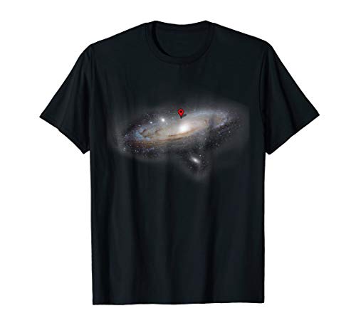 Space Geek Shirts For Astronomy LoversYou Are Here Funny Astronomy Planets Galaxy Universe Shirt T-ShirtOEKO-TEX STANDARD 100