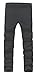 Men's Biker Skinny Slim fit Stretch Denim Jeans with Holes Size 32 Black