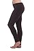 Alki'i Luxurious Cotton Lycra Fold Over Yoga Leggings, Black XL