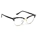 WearMe Pro - New Elegant Semi-Rimless Retro Cat Eye Glasses