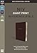 NIV, Reference Bible, Giant Print, Leather-Look, Burgundy, Red Letter, Thumb Indexed, Comfort Print