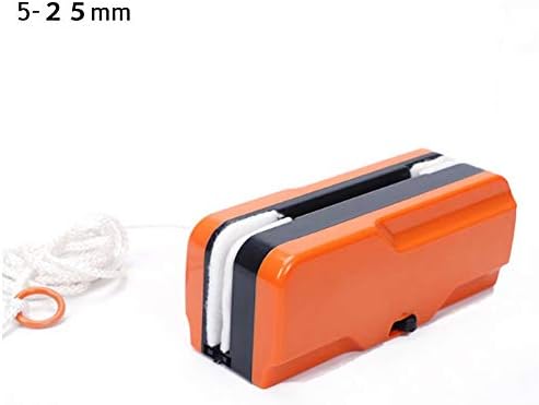 luckything Magnetic Window Cleaner High-rise Glass Double-sided Windshield Wipers For Window Cleaning, Safety Rope With Live Buckle, Non-slip Strip Design 19 × 13 × 8cm