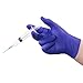 AMMEX Indigo Nitrile Disposable Exam Gloves, 3 Mil, Latex & Powder Free, Food-Safe, Textured, Non-Sterile, Large, Box of 100