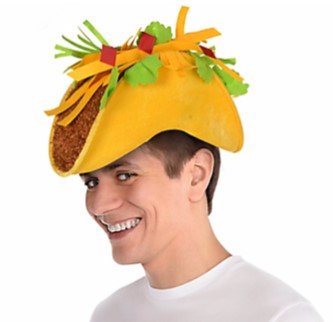 Cinco de Mayo Taco Hat Mexican food 