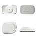 Vmaisi Baby Gate Wall Cup Protector Make Pressure Mounted Safety Gates More Stable - Wall Damage-Free - Fit for Doorway, Door Frame, Baseboard - Work on Dog & Pet Gates (White)