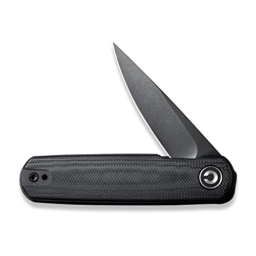 CIVIVI Lumi Small Pocket Knife with 2.56" 14C28N Black Stonewashed