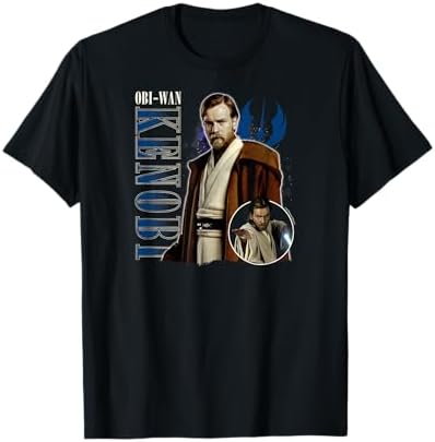 Amazon.com: Star Wars Obi-Wan Kenobi Vintage Circle Portrait T