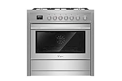 Empava 36 in. Pro Style Slide-In Gas Range with