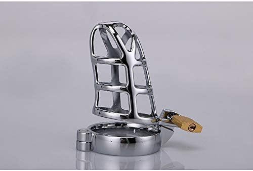 New Lock Small Male Chüstity Equipment with Urệthral Sound CathệterRiiing Men's Ring Cớck Cage-40mm 45mm 50mm