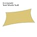 Alion Home Waterproof Woven Sun Shade Sail - Desert Sand (13 ft 1
