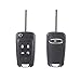 BingSnow 2 Pack 5 Button Replacement Remote Fob Key Shell for Chevrolet Camaro Chevrolet Cruze Chevrolet Equinox Chevrolet Malibu Chevrolet Sonic (No Chip) and 1 Pcs Screwdriver