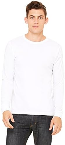 Zara Yoga Studio |LA| Men's Jersey Long Sleeve Tee (2 XLarge /White)