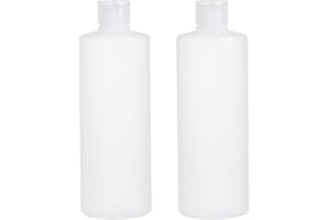 Plastic Empty Refillable Clear Soft Hose Squeeze Bottle, Glasses with Flip Cover Cosmetic Makeup Storage Holder Container for