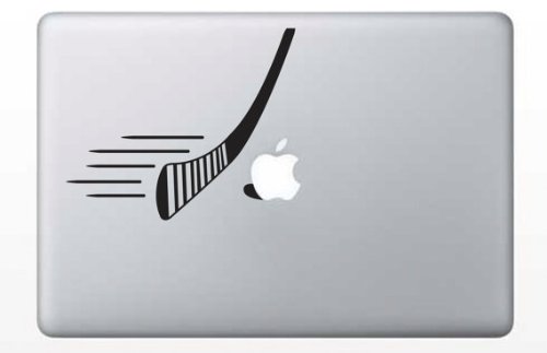 Hockey Shot Vinyl Car Sticker Symbol Silhouette Keypad Track Pad Decal Laptop Skin Ipad Macbook Window Truck Motorcycle