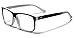 Wayfarer Style Two Tone Horn Rimmed Retro Fashion Reading Glasses