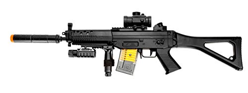Double Eagle m82p Full & semi Automatic Airsoft Assault Rifle Laser sig 552(Airsoft Gun)