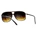 SA106 Oversize Large Thin Plastic Racer Mens Sport Sunglasses Black Brown