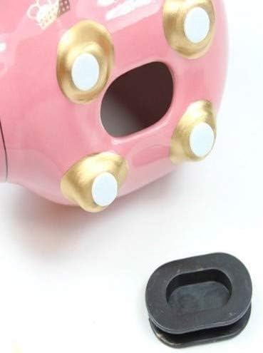 Piggy Bank - Princess - Small Pig 12.5 cm - flower, Gold,pink - Image 5