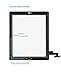 Ipad 2 Screen Replacement，FeiyueTech New Black ipad 2 Digitizer Touch Screen Front Glass Assembly - Includes Home Button + Camera Holder +Frame Bezel+ PreInstalled Adhesive with Tools kit (Black)