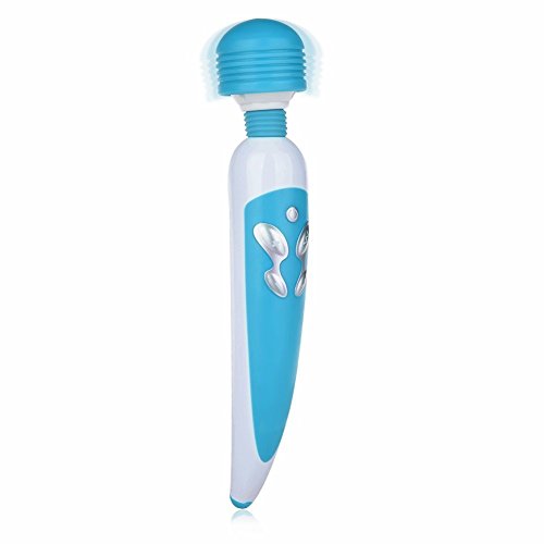 Sendida Adult Toy Sex Vibrator – 10 Frequency Powerful Sexy USB Rechargeable Wand Massager Vibrator Toy for Women – Blue