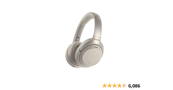 Sony WH-1000XM3 Wireless Noise-Cancelling Bluetooth Over-Ear Headphones  with Mic for phone call - Silver One Size : Buy Online at Best Price in KSA  - Souq is now Amazon.sa: Electronics