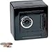 Metal Safe with Inserting Coins Hole (BLACK)