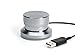 Griffin PowerMate Multimedia Control Knob for Computers - Assignable USB Multimedia Controller, Space Grey