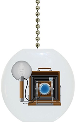 Vintage Camera Retro Solid Ceramic Fan Pull