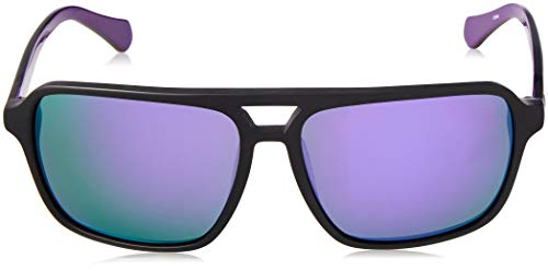 Dragon Alliance Matte Black Purple/Purple Ion Passport Sunglasses (Certified Refurbished)