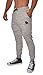 YoungLA Slim Fit Joggers for Men | French Terry Cotton Skinny Tapered Sweatpants | Gym Sports Activewear Workout Clothes 2o2 Marble Medium