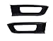 Black ABS Front Fog Light Lamp Cover Trim 2pcs For Land Rover Range Rover Sport 2014-2018 (Black)