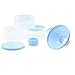 SySrion Non-Spill Baby Milk Powder Dispenser/Storage Container,Blue (2pcs)