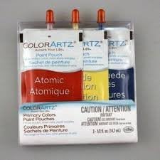 ColorArtz Primary-Atomic Airbrush Paint Pouch, Blue Suede Shoes