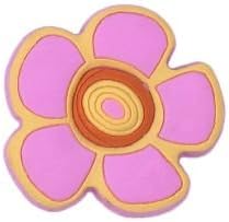Siro 107-104 Popsicle Collection 44 mm. Pink44; Yellow &amp; Orange Rubber Flex Flower Knob