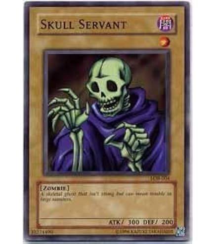 Yu-Gi-Oh! Skull Servant Common Card - 1st Edition From Arena Of Lost Souls - View #7