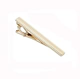 Men Metal Silver Tone Simple Necktie Tie Bar Clasp