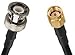 Omall (TM) 2PCS 39-inch SMA male to BNC Male Adapter Connector RF coaxial Pigtail cable