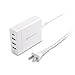 Cable Matters 72W 4-Port USB C Charger (USB C Wall Charger) with 60W Power Delivery for Laptops, Tablets, and Smartphones in White