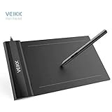 OSU! Drawing Tablet VEIKK S640 Graphic Drawing Tablet Ultra-Thin 6x4 Inch Pen Tablet with 8192 Levels Battery-Free Passive Pen
