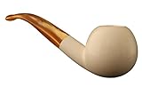 Deluxe Apple Meerschaum Pipe - Hand Carved from The