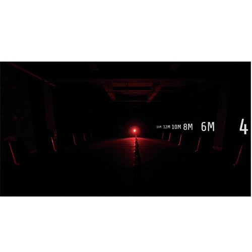 Moon Light Nebula Rear Light Red LED Light Water Resistant Lights & Reflector Cycling Accessory