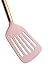COOK with COLOR 5 Piece Pink Nylon Cooking Utensil Set on a Ring with Rose Gold Copper Handles