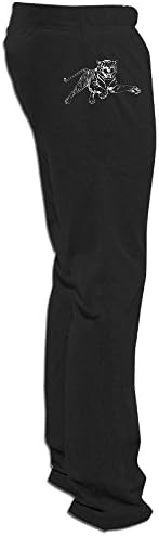 Jackson State Tigers Platinum Logo Men's Fleece Pant Black