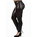 7th Element Plus Size Faux Leather Leggings Lightweight High Waisted for Womens Girls