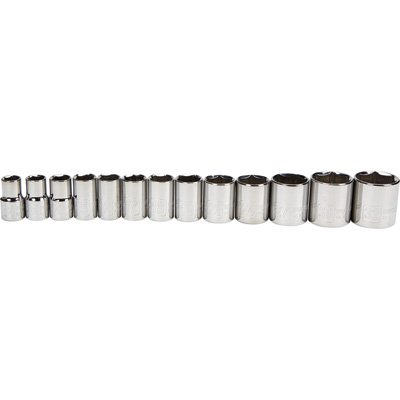 Click Here to See More Images Klutch 1/2in.-Drive Socket Set - 13-Pc., Metric
