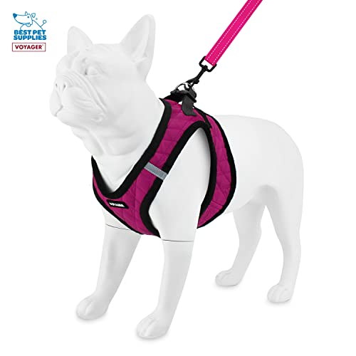 Voyager Stepin Plush Dog Harness Soft Plush, Step in Vest Harness