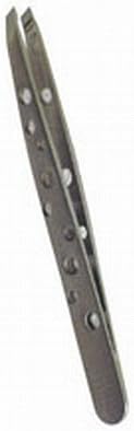 Satin Edge Non Slip Slant Tip Tweezer (Pack of 6)