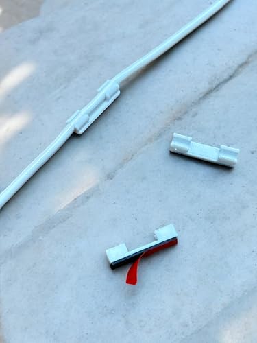 INTENSESO - Lámpara LED Sobreponer Esquinero con Apagador y Clavija (Luz Cálida 2700K, 1mt)