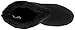 Dearfoams Women's Velour Bootie with Boa Flat,Black,Medium/7-8 M US